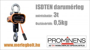 ISDTEN darumérleg 3t/0,5kg