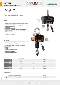 ISDTEN darumérleg 20t/5kg